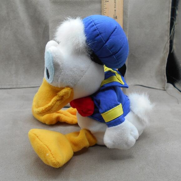 Disney Store Mini Bean Bag Donald Duck in Sailor Suit 9" Plush - Picture 4 of 8